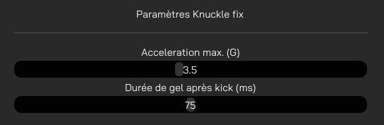 paramètrage des knuckles du Valve Index dans la Companion App